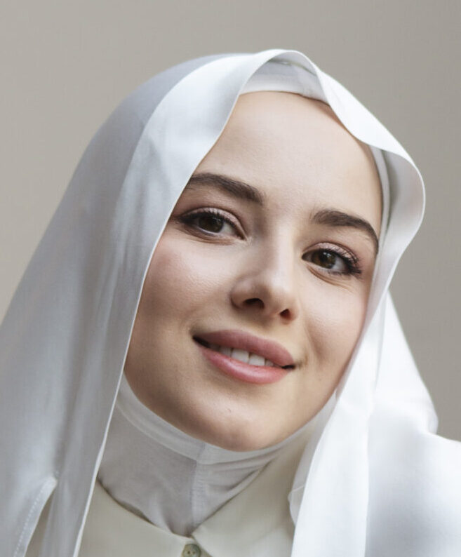 beautiful woman wearing hijab